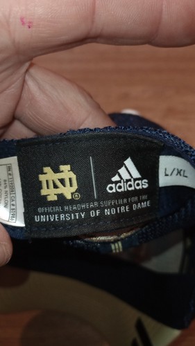 Adidas Notre Dame Fighting Irish Mesh Trucker Hat Mens Large/XL Strapback - Picture 8 of 10