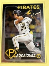 2024 Topps Chrome RC #295 Endy Rodriguez Pittsburgh Pirates