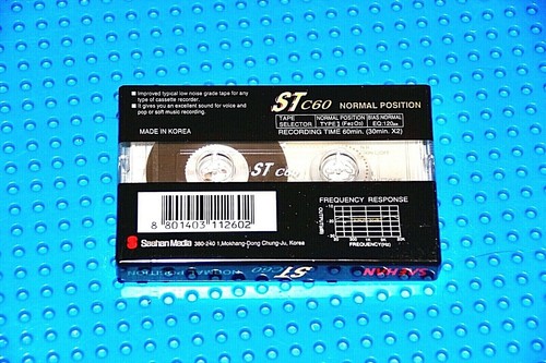SAEHAN ST C 60 TYPE I BLANK CASSETTE TAPE (1) (SEALED) - 第 2/3 張圖片