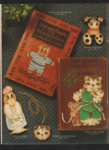 THE DAILY MOOS Wood Fabric Craft Pattern Painting Instruction Book Country - Picture 3 of 4