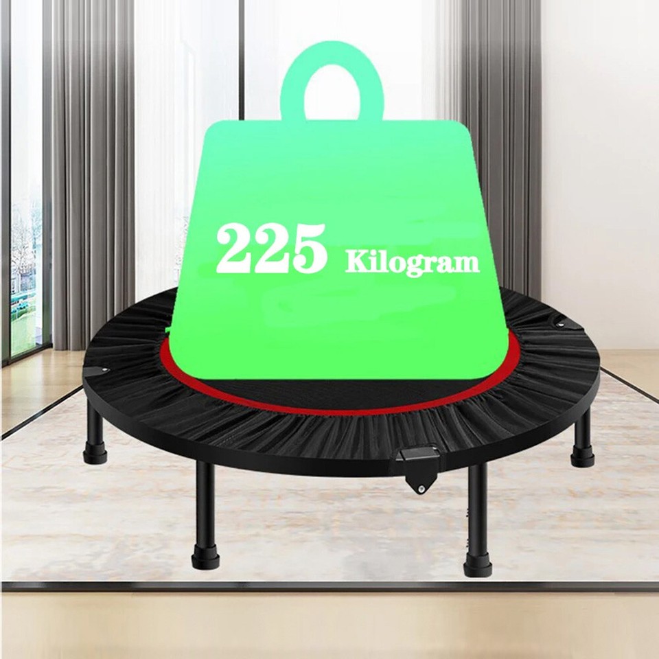 Trampoline 40 Inch Indoor / Outdoor Home Fitness Exercise Foldable