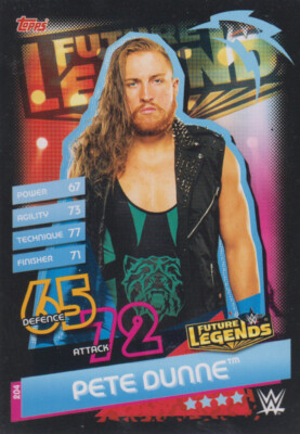 Karte 204 - Pete Dunne - Future Legends - Slam Attax Reloaded (2020)