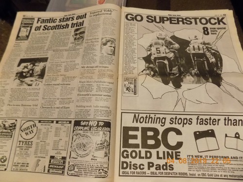 Motor Cycle News/27,4,88/kawasaki gpx 600/honda cbr 600/suzuki gsx 600 - Picture 9 of 12