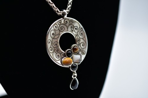 BRIGHTON Stone Rock Cabochon Dangle 