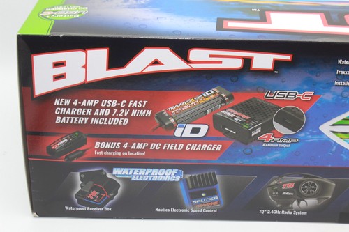 Traxxas TRX 38104-8 grün Blast Rennboot High Perfomance Speedboot USB-Lader NEU - Bild 7 von 10