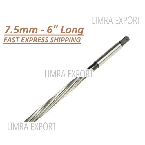 HSS Valve Stem Guide Reamers Spiral Fixed 6" inch Extra Long 7.5 mm eBay