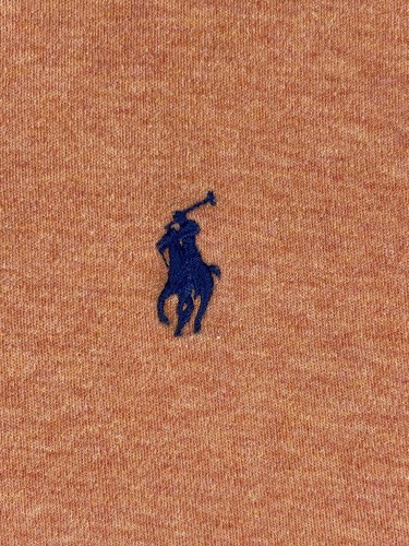 Vintage Ralph Lauren Polo Shirt Mens Extra Large Orange Blue Pony Short Sleeve - Picture 4 of 12