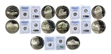 2004-S To 2006-S 5C Jefferson Nickel Proofs 5 Coin Lot PCGS PR 69 DCAM