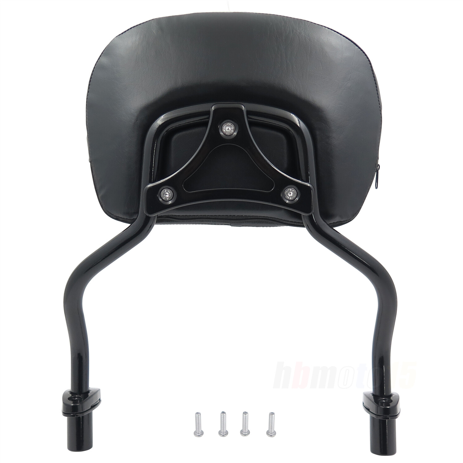 Black Detachable Sissy Bar Pad Backrest For 15 2020 Harley FLRT