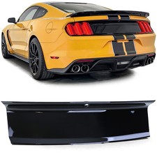 Für Ford Mustang 6 Coupe Cabrio 14-17 Blende Heckdeckel GT Optik Schwarz Glanz
