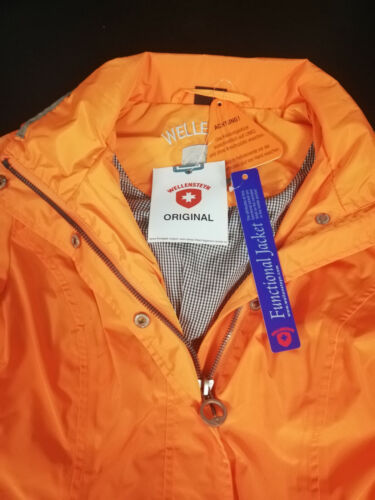 WELLENSTEYN Jacke Größe S Kapuze ARUBA orange neu mit allen Etiketten Herbst - Bild 3 von 5