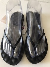 WOMEN'S REEF BLACK/BLACK UPTOWN DREAMS FLIP FLOP BEACH/POOL SANDALS SIZE 8 NWT