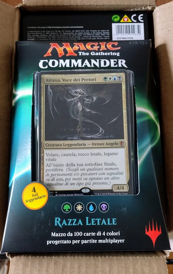 ITALIAN Magic MTG 2016 Commander C16 Sealed Breed Lethality Deck The Gathering - Image 2 of 3