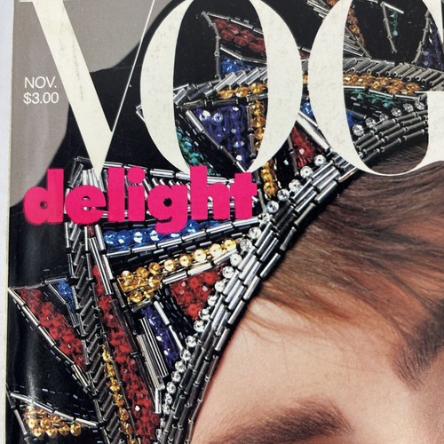 Vintage Vogue Magazine Nov 1984 Alexa Singer Richard Avedon Models Fashion - Picture 3 of 12