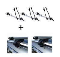 3X FahrradträGer Sagittar+RelingträGer VDP L120 FüR FüR BMW 3Er Touring SWE91 05