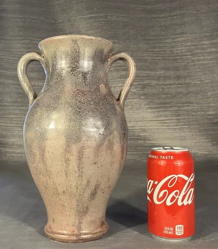 LARGE 10.75 SMITHFIELD SOUTHERN ART POTTERY VASE SEMI MATTE GLAZE NORTH CAROLINA - Picture 5 of 24