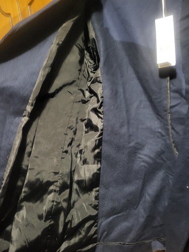 Adidas SLVR Smart Blazer Giacca Marina Scura Media Zip Tasca 3 Bottoni - Foto 9 di 10