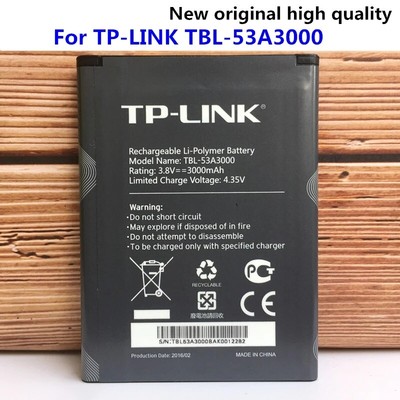 1pcs New Battery For TP-LINK Neffos M7650 TBL-53A3000 3000mAh