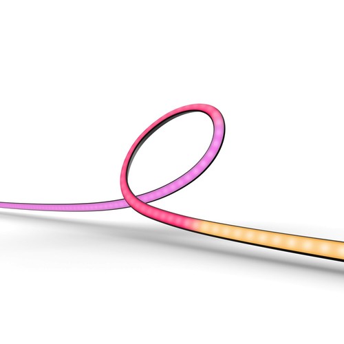 Philips Hue White and Color ambiance Gradient Lightstrip Gradient TV 75" - Foto 2 di 8