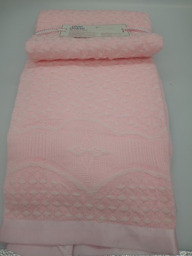 Coperta coniglietto Okie Dokie 2012 lavorata a maglia bordo raso rosa grazie cielo per bambine - Foto 3 di 5
