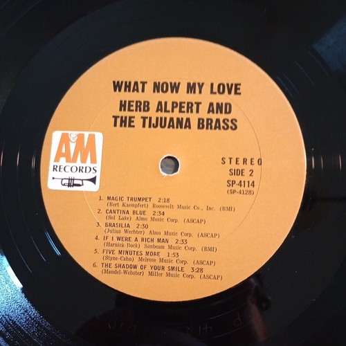 Herb Alpert & The Tijuana Brass - What Now My Love 1966 A&M SP-4114 VINYL LP - Bild 6 von 12