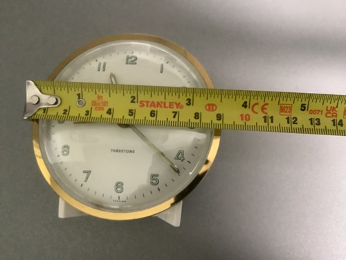 Ingersoll Softic Threetone Mechanical Alarm Clock(Junghans Trivox Silentic)~60’s - Picture 18 of 18