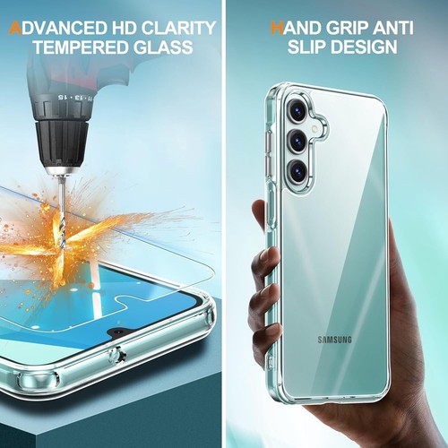 For Samsung Galaxy A16 5G A15 A14 A35 Case Shockproof Cover + Screen Protector - 第 61/62 張圖片
