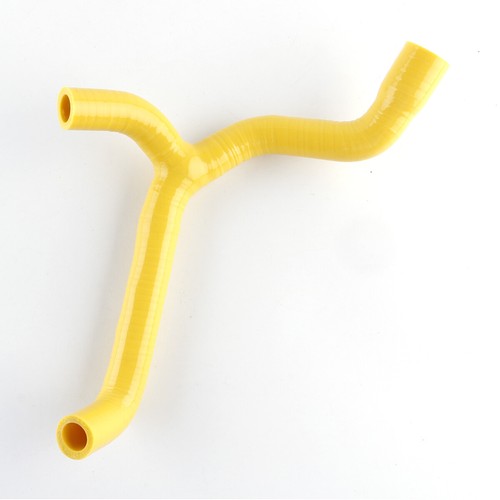 FOR Husaberg FE390 2010-2011 Silicone Radiator Y Hose Coolant Pipe Yellow - Foto 1 di 8