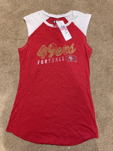 San Francisco 49ers NFL Women’s Sleeveless Red Logo Top Size Medium - NWT - Bild 2 von 6