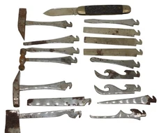 Orig. WWII Experimental Utica Cutlery Pocket Knife Accessories Military Set DR6