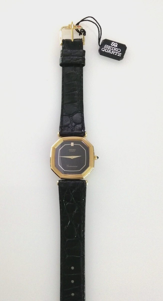 Orologio Seiko Connaisseur vintage quarzo anni 80 6020-5360