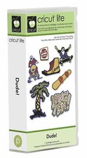 Brand New Factory Sealed Cricut Lite Dude! Cartridge with Keypad Overlay