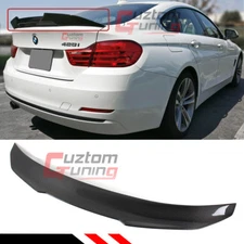 FOR 2014-20 BMW F36 4 SERIES GRAN COUPE 4DR CARBON FIBER PSM STYLE TRUNK SPOILER