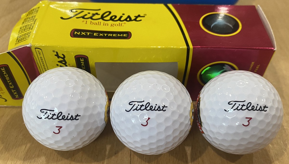 Titleist NXT EXTREME Golf Balls One Pack Of Three Unused - Mission Food  Service | eBay