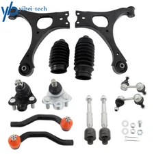 Front Lower Control Arms Ball Joint Tie Rod Sway Bar For 2006-2011 Honda Civic