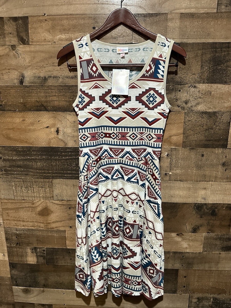 Lularoe Nicki Small Aztek Dress Womens NWT