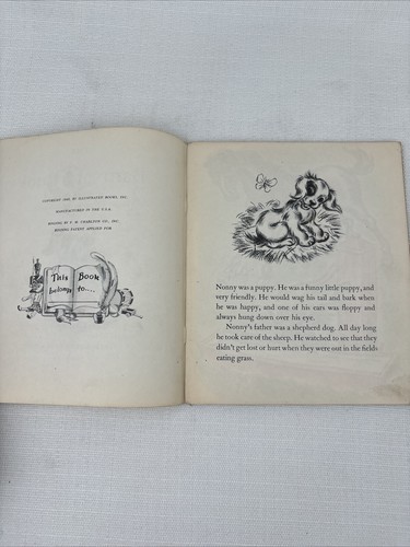 Vintage The Barnyard Book By Clare Weill 1945 F.M. Charlton Co. Inc. FDC - Foto 4 di 9