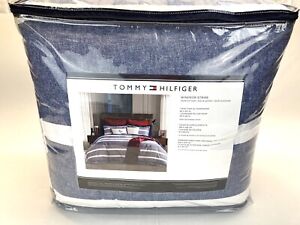 tommy hilfiger comforter denim