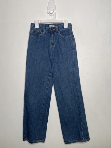 Circo Wide Leg Jeans Boys Size 12 Slim Adjustable Waist Rigid Denim Pants - Picture 1 of 5