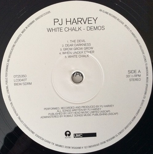 PJ Harvey - White Chalk - Demos (LP, Album) (Mint (M)) - Picture 3 of 5