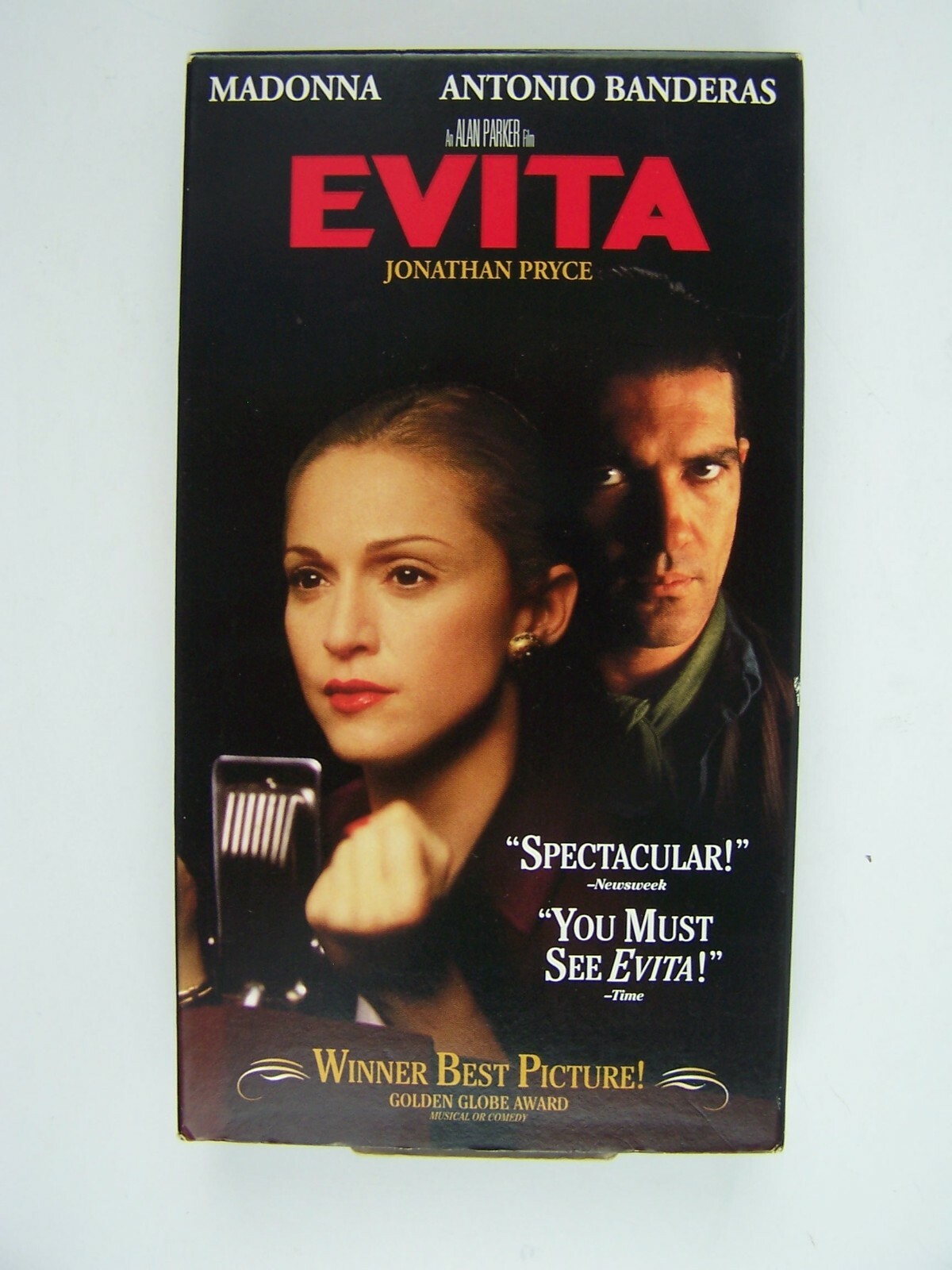 Evita VHS Video Madonna, Jonathan Pryce, Antonio Bander Evita VHS Video Madonna, Jonathan Pryce, Antonio Bander