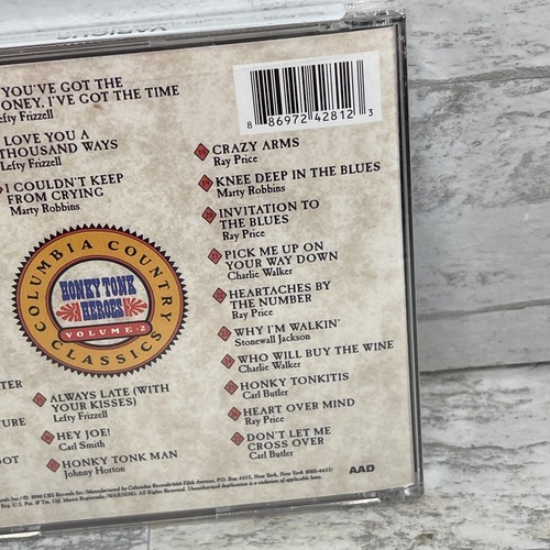 COLUMBIA COUNTRY CLASSICS, VOL. 2: HONKY TONK HEROES - V/A - CD - NEW - Imagen 5 de 11