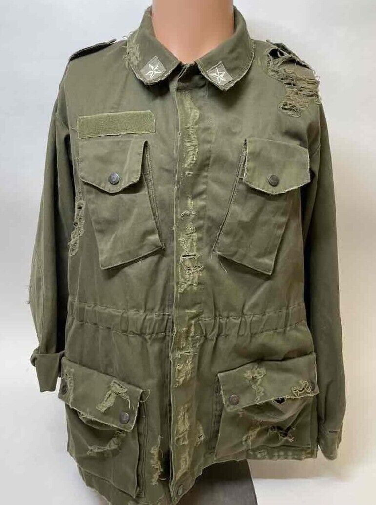 NEW JEN-ARMY ITALIAN SZ 46 SMALL MILITARY FIELD JACKET GREEN NEW JEN-ARMY ITALIAN SZ 46 SMALL MILITARY FIELD JACKET GREEN