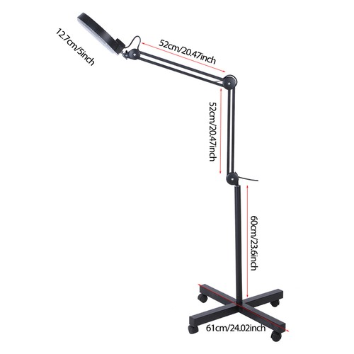 5X Magnifying Lamp Glass Magnifier Nail Beauty Salon Light Stand / Desk Clamp - Picture 16 of 17