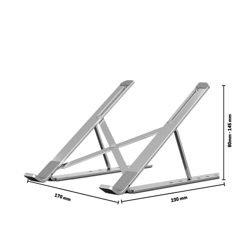 Portable Foldable Adjustable Laptop Stand Ipad Tablet Computer Holder Reader AU - Picture 3 of 11