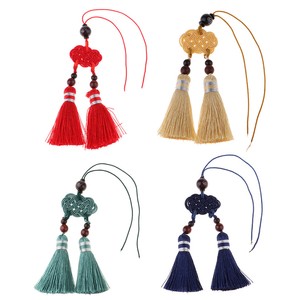 50pcs Mixed Silk Tassels Charms Satin Tassel for Bookmark Craft Making 4cm