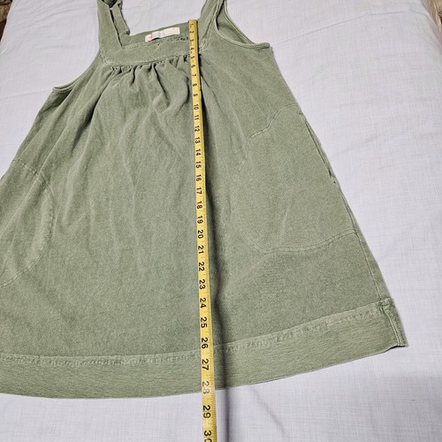 Vestido corto de sol Free People con tirantes anchos para mujer talla M verde lavado a la piedra - Imagen 11 de 11