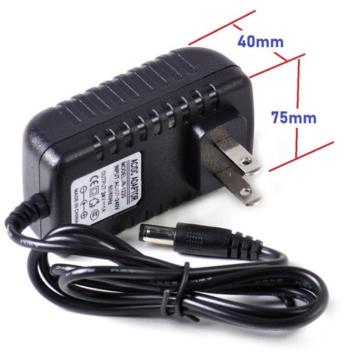 Adaptador de corriente 24V 1A 24W AC/DC electrónico para el hogar con conector de CC de 5,5x2,1 mm - Imagen 2 de 8