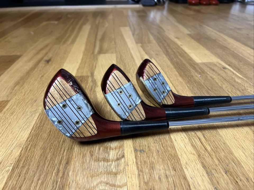 Spalding Bird On The Ball Persimmon 1,3,5 Wood Set Apollo Spectre Medium Shafts - Image 4 of 4