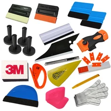 15 kinds of car vinyl wrap tool window tint kit for auto film tinting scraper